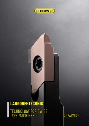 Cover HORN-Katalog Langdrehtechnik