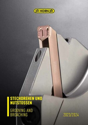 Cover HORN-Katalog Stechdrehen