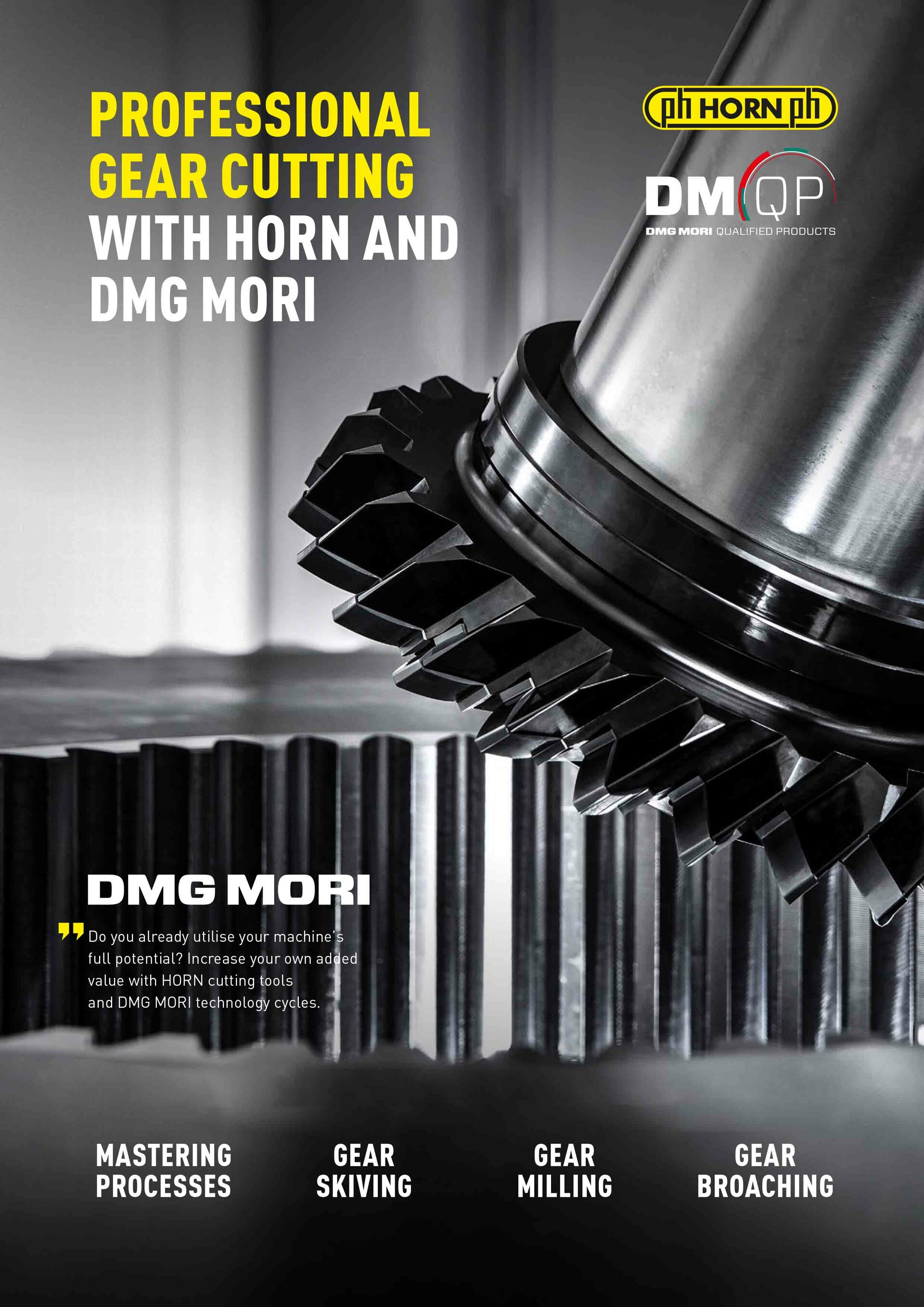 Cover Flyer Verzahnen mit HORN und DMG MORI